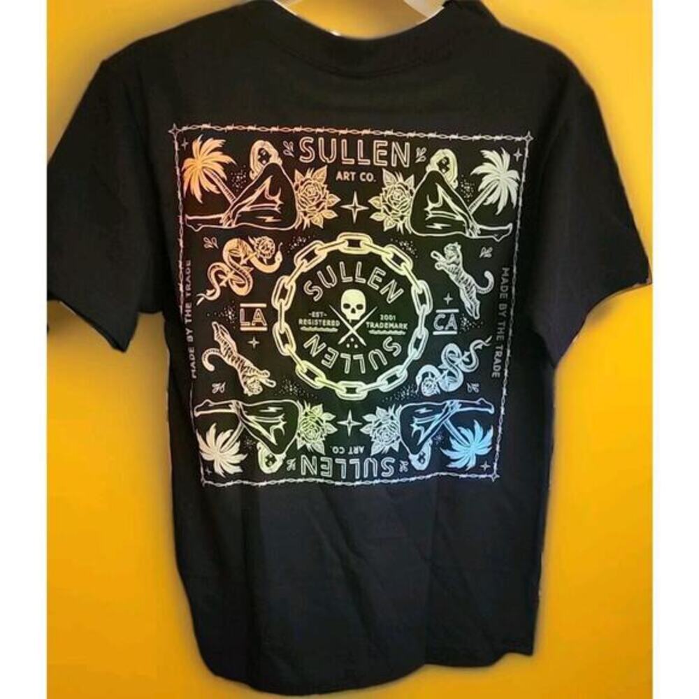 Sullen Pin‎ Up Punk Street Bike Gothic Americana Tattoo Art WILD SIDE Small A120